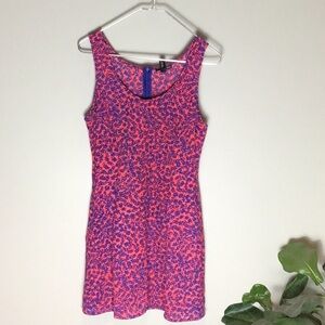 Aqua > Red and Blue Dress Medium